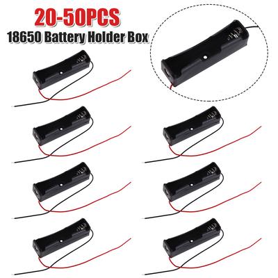 18650 Battery Holder Storage Box Case 3.6~4.2V Clip Type Battery Container 18650 Power Bank Cases