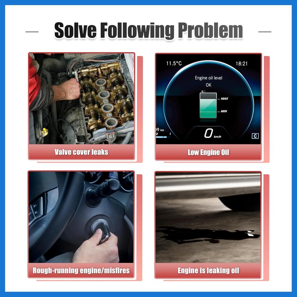 1 Set Engine Valve Cover Gasket VS50698R 4884762AA 4884765AA for Jeep Compass Avenger 300 2007-2020 Auto Accessories