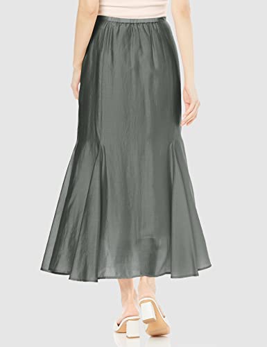 FRAY I.D. Women's Sheer Hem Flare Skirt FWFS221029 (KKI 0)