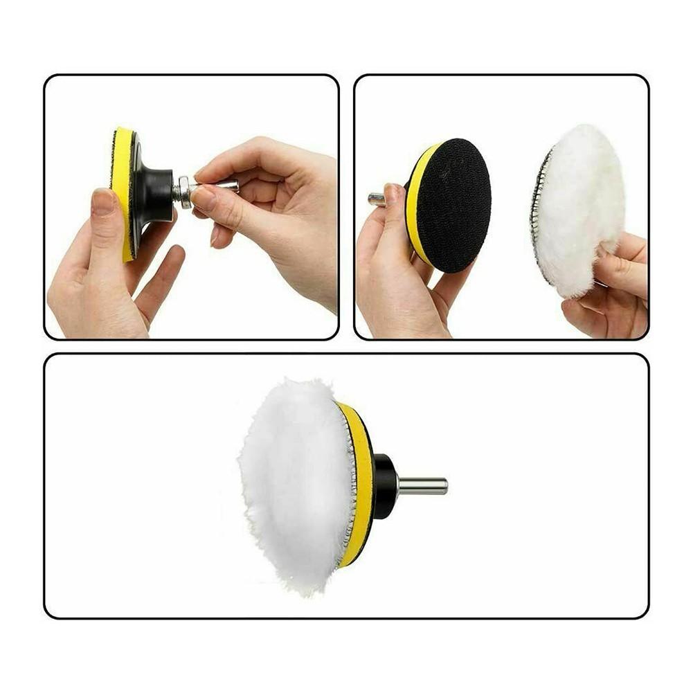 Polishing Plate Polishing Pads High Quality Replacement Wool Waxing Buffing Car Buffer Plate 15g/pcs Brand New