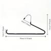 2pcs Multi functional traceless anti slip goose shaped pants rack, home creative hanging pants hanger, storage hanger