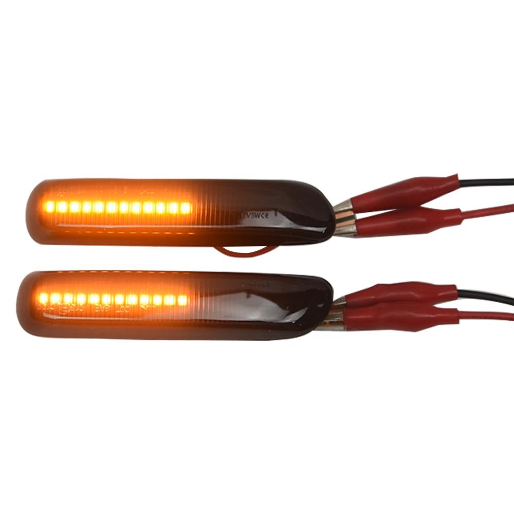 For BMW E46 3 Series Limousine Coupe Compact Cabriolet Touring LED Car Turn Signal Side Marker Flowing Dynamic Blinker Light