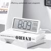 Digital Wall Clock with Backlight, Temperature, and Date for Modern Homes
