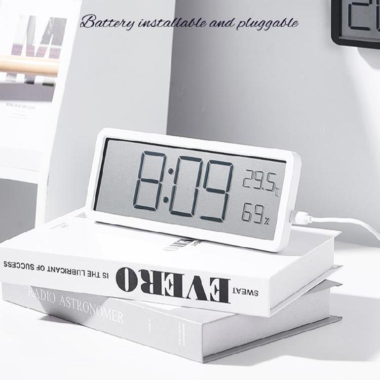 Digital Wall Clock with Backlight, Temperature, and Date for Modern Homes