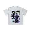 260 GSM Double Yarn 32 Count 100% Cotton Solo Leveling V18 Print Unisex Heavy Cotton T Shirt… More