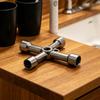 4-in-1 Water Meter Valve Key 4-Way Multi-Functional Water Utility Key High-Strength