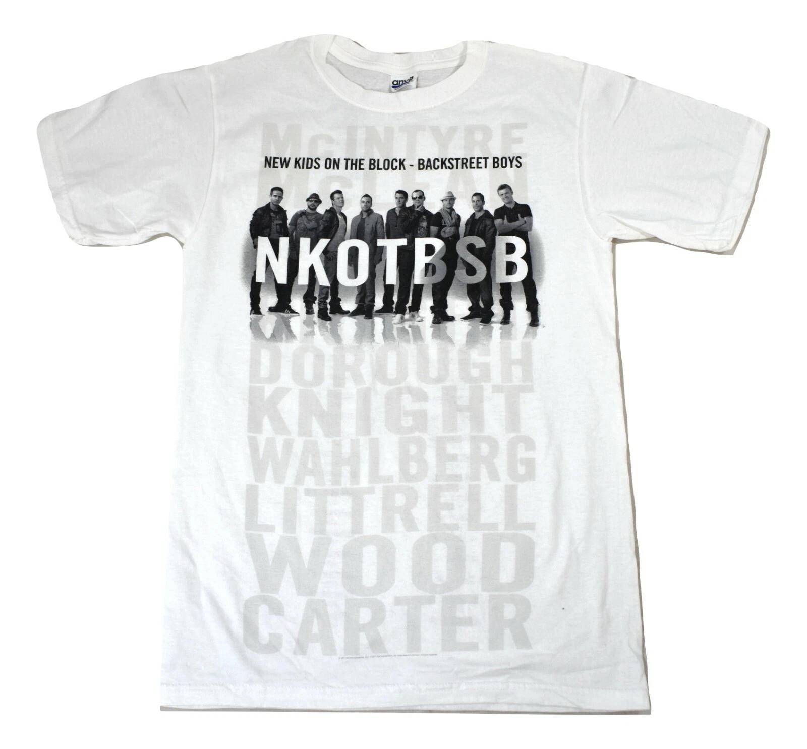 

New Kids On The Block Backstreet Boys NKOTBSB Mens 2011 Tour Shirt New S L