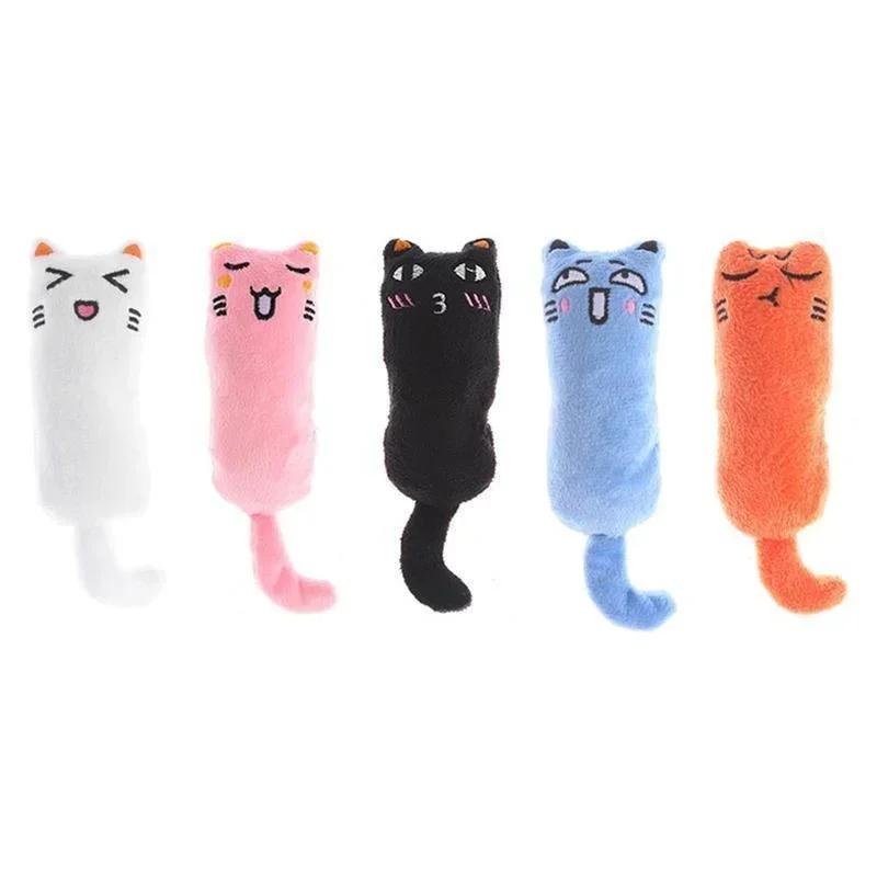 Cat Toy Cute Pet Catnip Toys Cat Plush Thumb Pillow Pet Supplies