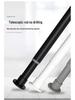 Punch-Free Telescopic Shower Curtain and Clothes Drying Rod