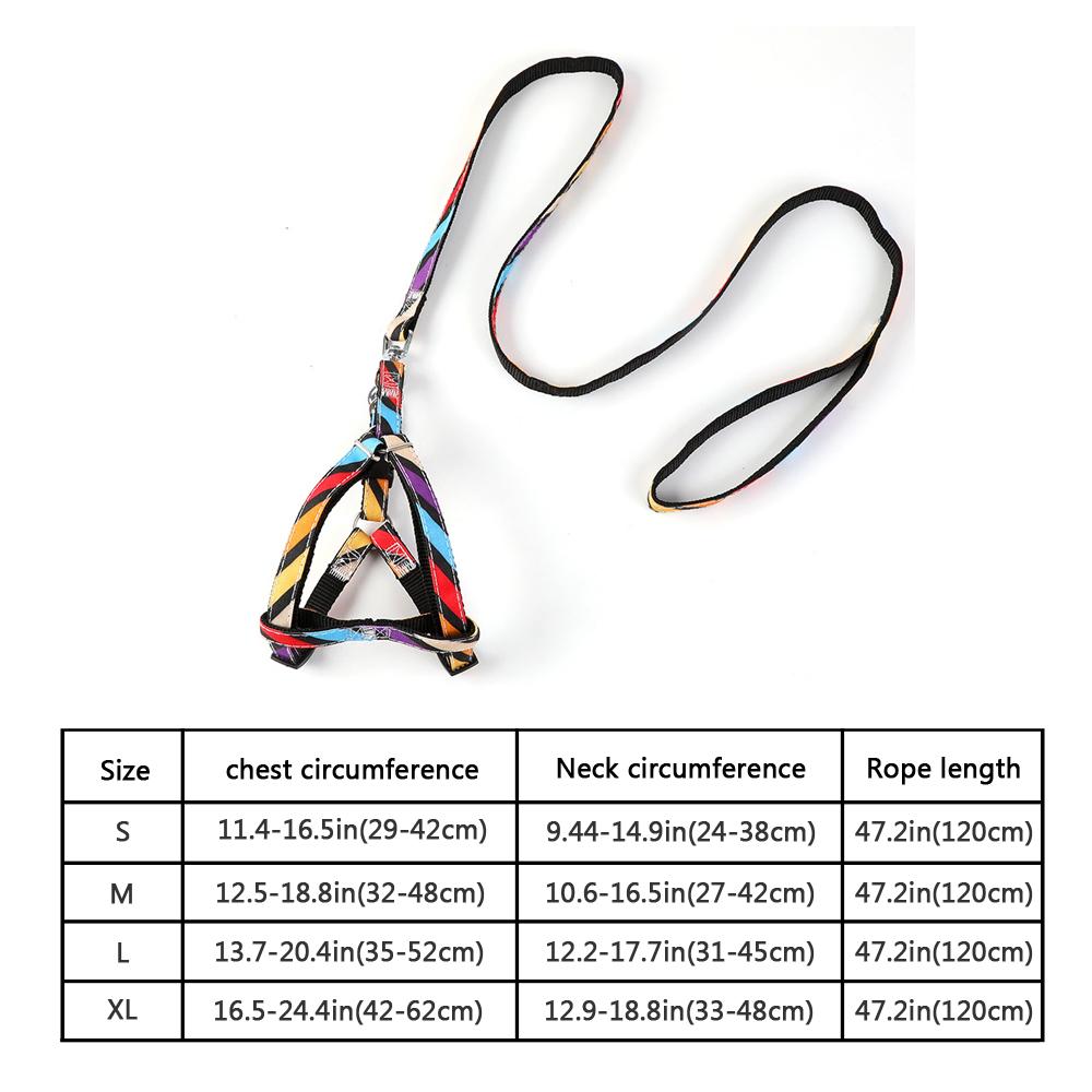 Classic Pet Dog Leash Harness Set, Adjustable Vest Harness Soft Padded  Safety Leads for Small Medium Dog Puppy Training Walking Running