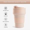 2025 Latest Model 12oz Collapsible Cup for Traveling, Collapsible Silicone Travel Cup for