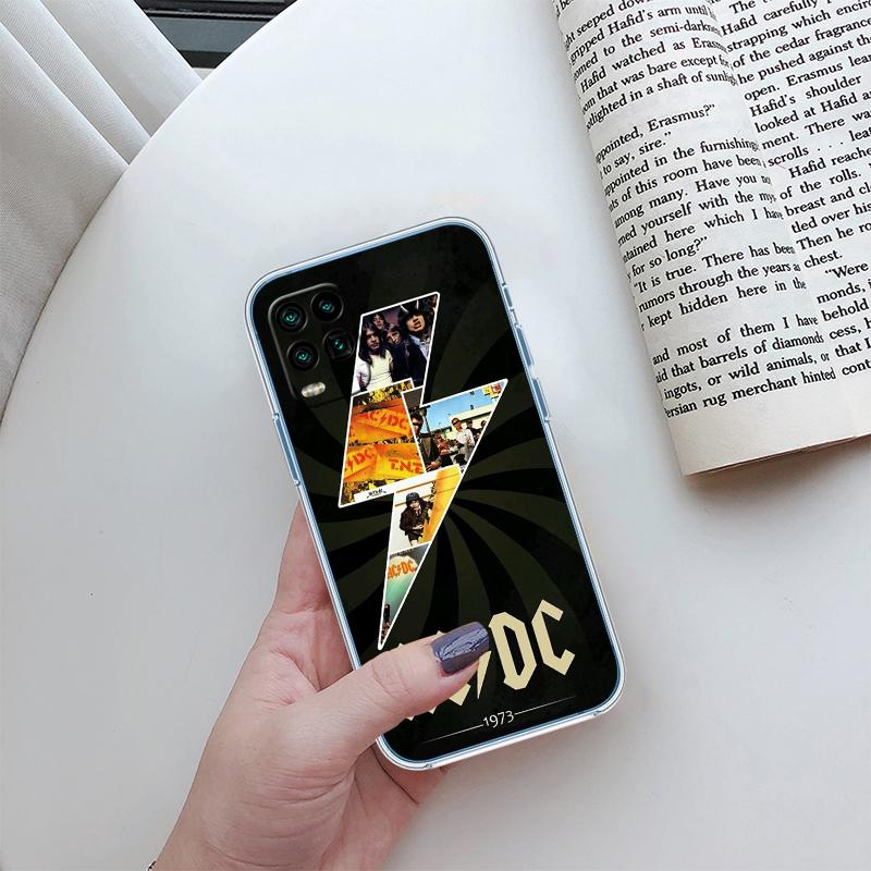 A-acdc Transparent Phone Case for Motorola Moto E13 E15 E20 E22 E22I E22S E30 E32 E40 E7 E7I G Plus Power Play Stylus G22 G14