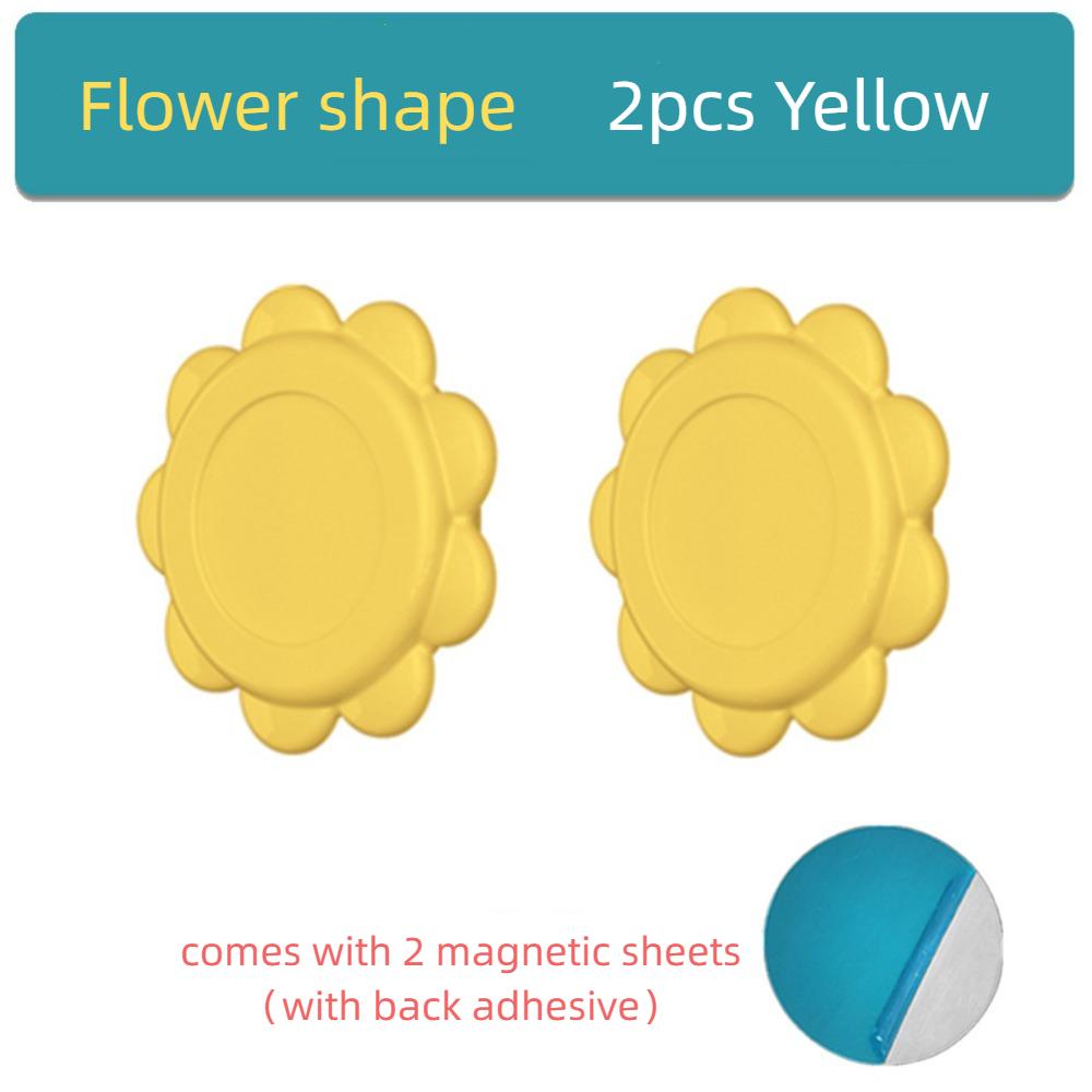 2Pcs Strong Magnet Remote Control Storage Holder Flower Shape Organizer Hook Magnetic Hooks  Home