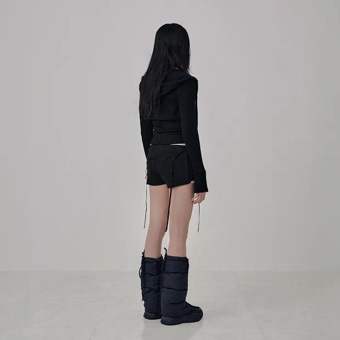 Pray Puff Leg Warmer / Black
