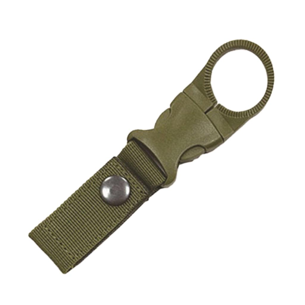 Webbing Buckle Hook Water Bottle Holder Clip Camping Outdoor Security Escape Supplies Nylon Webbing Buckle Carabiner Belt Clip
