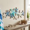 2D Flat Wooden Starfish Wall Decor Nautical Aesthetic Coastal Ocean-themed Wall Art  Beach House