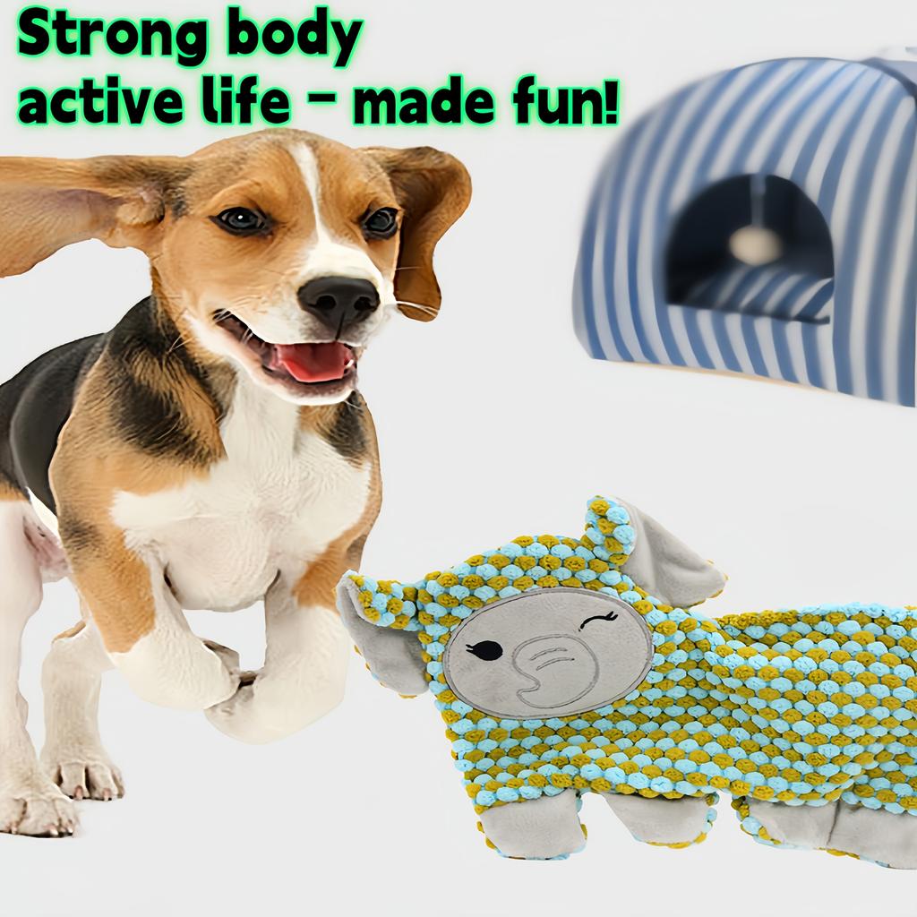 No Stuffing Dog Chew Toys Tough Interactive Squeaker Toys with Loud squeaker