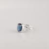 London Blue Topaz Gemstone 925 Sterling Silver Handmade Jewelry Designer Ring RR-75-6