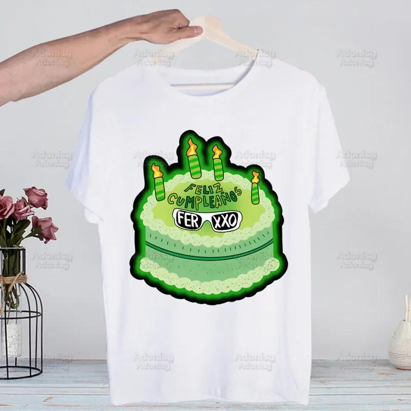 The Ferxxo Feid 90s Rapper Feid Ferxxo Harajuku T-shirts Summer Men Hip Hop Funny Tshirt Streetwear t shirts Short Sleeve Tops