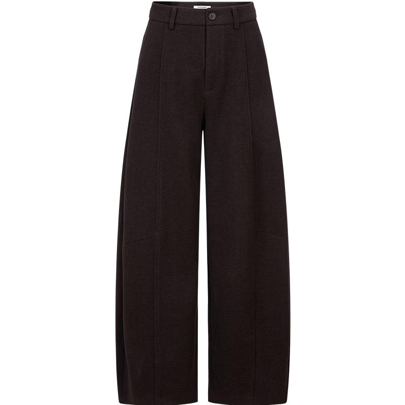 Women's High-Waisted Wide-Leg Commuter Trousers