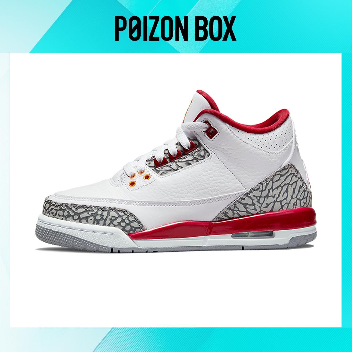

кроссовки Jordan 3 Retro Cardinal Red (GS) 398614-126
