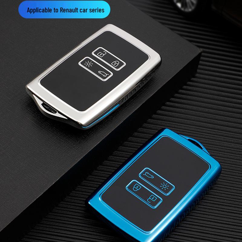 Dongfeng Renault TPU Soft Key Cover for Kolega, Koleos, Espace, and Captur