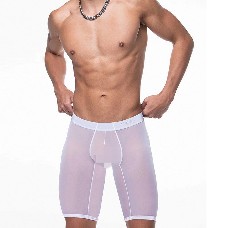 Men's Quick-Dry Low-Waist Seamless Sport Boxer Briefs