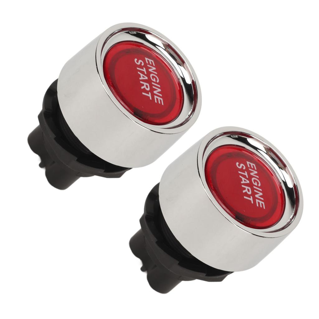 Interruttore di accensione avviamento motore CC 12V 50A Interruttore di avviamento a pulsante per camper yacht barche auto da corsa camion rosso