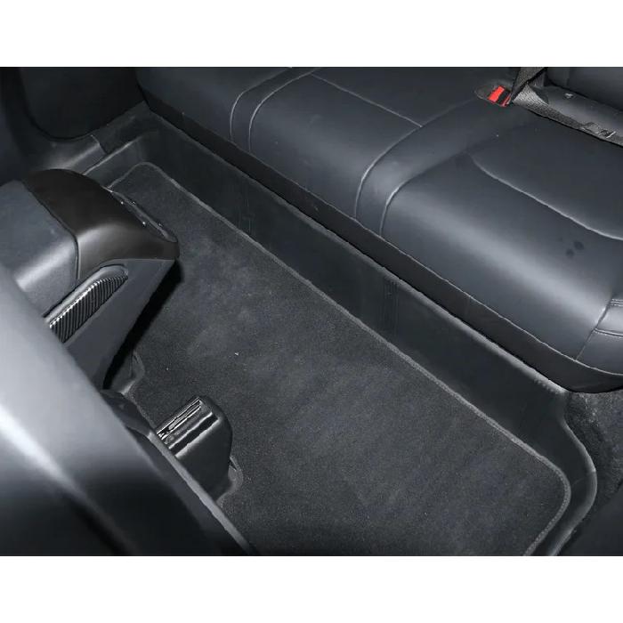 Protective Pad For Tesla Model 3 Y Under Rear Seat Anti Kick Guard Cover TPE Full Surround Cushion Protector Car Interior Modely