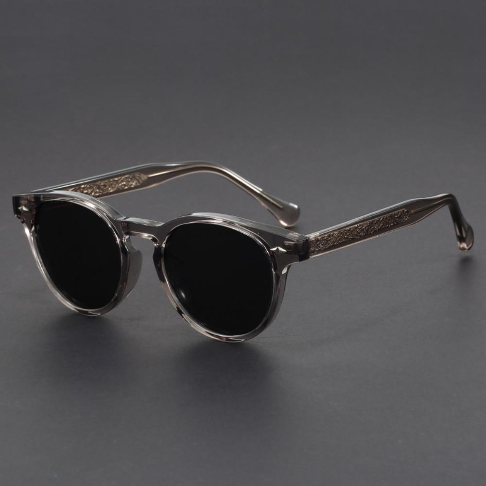 

New Fashion Glasses Rivet Art Pattern Design Round Retro Tone Men Women Brand Designer Shades Diopter