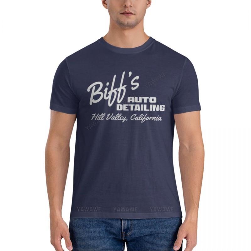 Back To The Future - Biff s Auto Detailing Essential T-Shirt cute clothes t shirts for men cotton 4XL