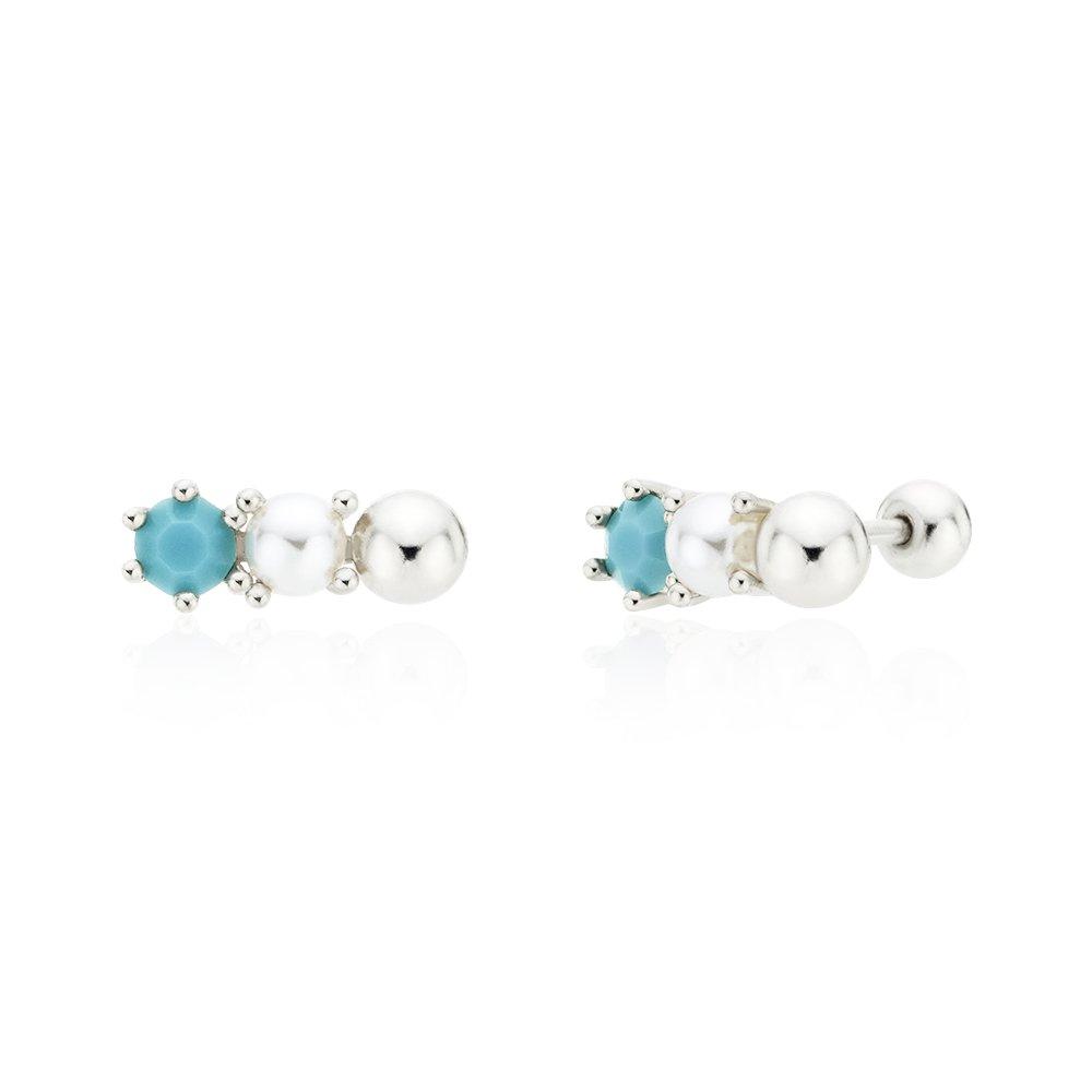 Silver925 Triple Glow Piercing (1 piece)