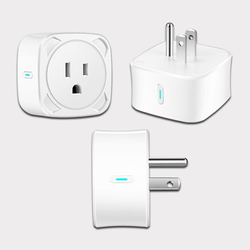 Intelligent Socket Plug 16A WIFI Outlet US Standard Plug 3Pin Adapter Easy Use