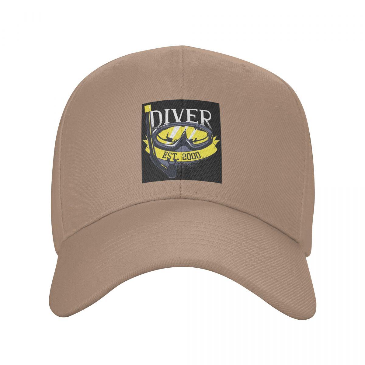 

Helmet Dive Scuba Diving Cap Fashion Casual Baseball Caps Adjustable Hat Hip Hop Summer Unisex Baseball Hats One Size