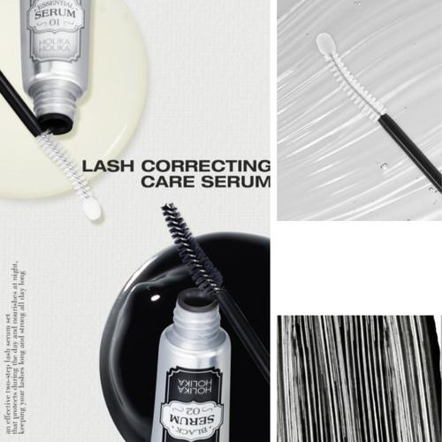 HOLIKA HOLIKA Lash Correcting Care Set 01 Essential Serm+02 Black Serum
