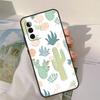 Cactus Pattern Case For Samsung Galaxy A55 A35 A15 A32 A12 A22 A52 A06 A54 A34 A14 A56 A36 A26 A16 A13 A53