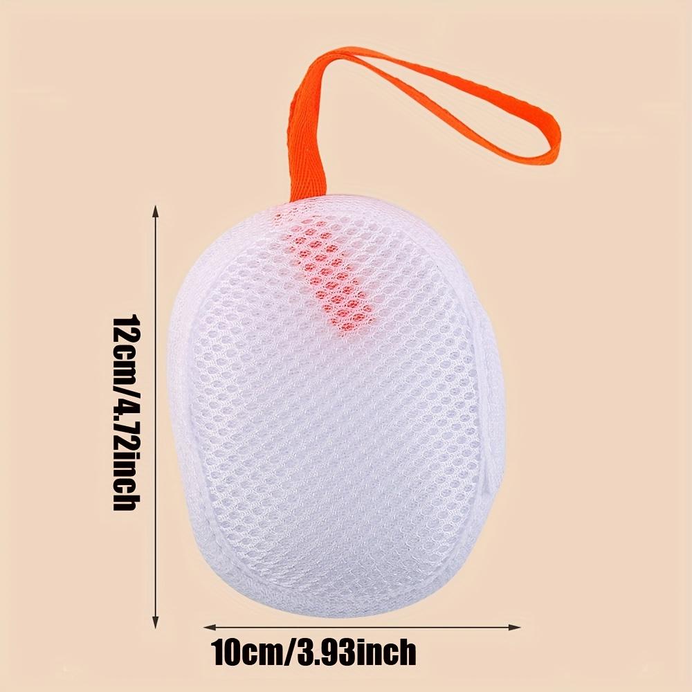 1pc Soap Net Bag | Double-Sided Soap Foam Net for Bathing, Scrubbing, and Cleansing with Acetate Material