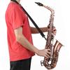 Saxophone Red Antique E-flat Brass Material with Carrying Case Cleaning Cloth Brush Sax Strap