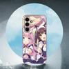 Nekopara-A For Samsung Galaxy S23 S24 S25 Ultra S22 Plus S21 Black Soft Case Waterproof Soft Case