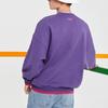 Li Ning Text Logo Casual Sports Pullover Sweatshirt Men sweatshirt Dragon-Purple AWDQ631-4