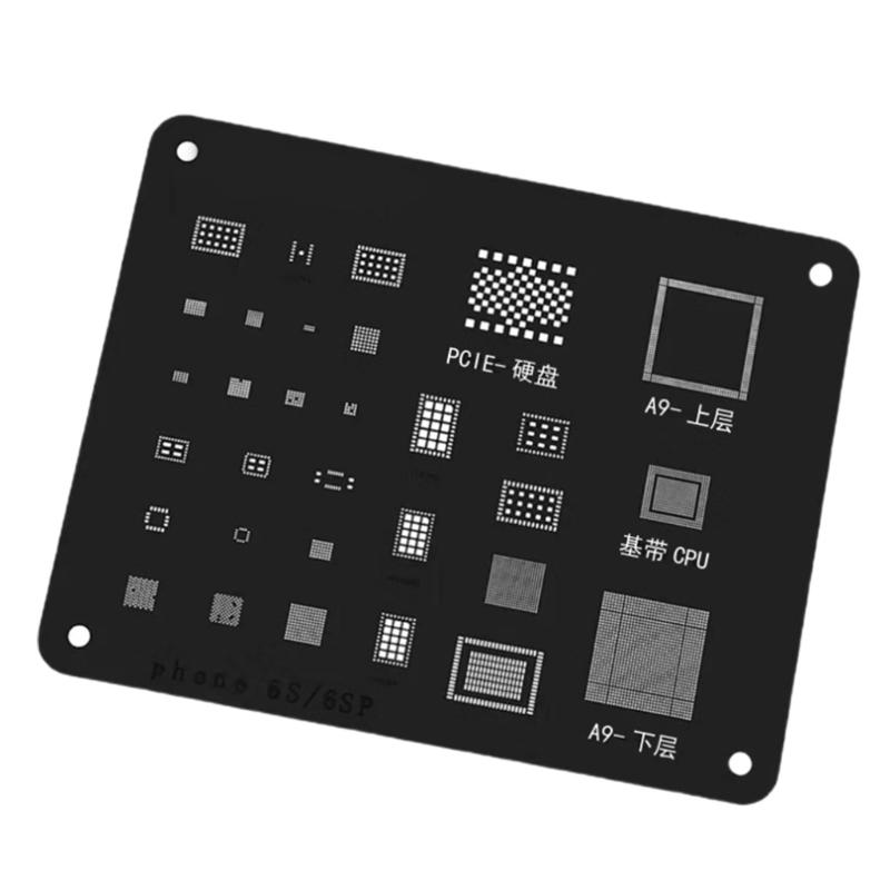 Professional Planting Tin Net Steel Reballing Stencil Kit Suitable for Mobile Phone Repair for Chip Tin Planting Solder