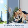 50x100cm Static Cling Window Tint One Way Daytime Privacy Film UV Blocking Heat Control Anti-Reflective for Home/Office Windows