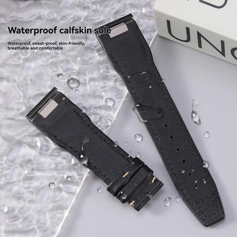 20mm 21mm Schnellwechsel-Armband für IWC Pilot Mark XVIII Le Petit Prince Spitfire Echts Leder Uhrenarmband Ersatz