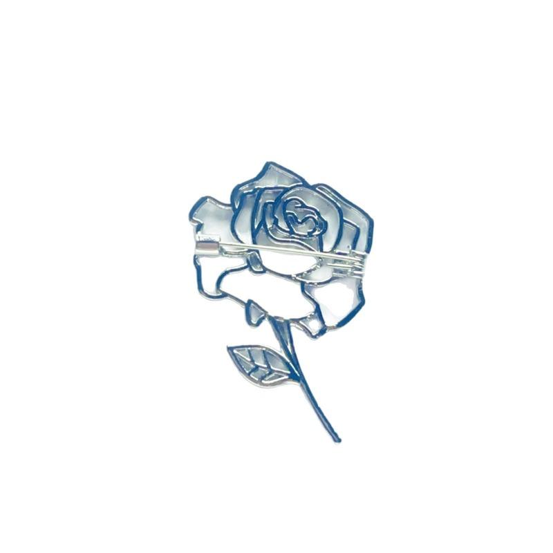 Rounded-cut Rose Brooch - High-end and Luxurious Clothing Accessory for Waist Cincher, Pin, Corsage