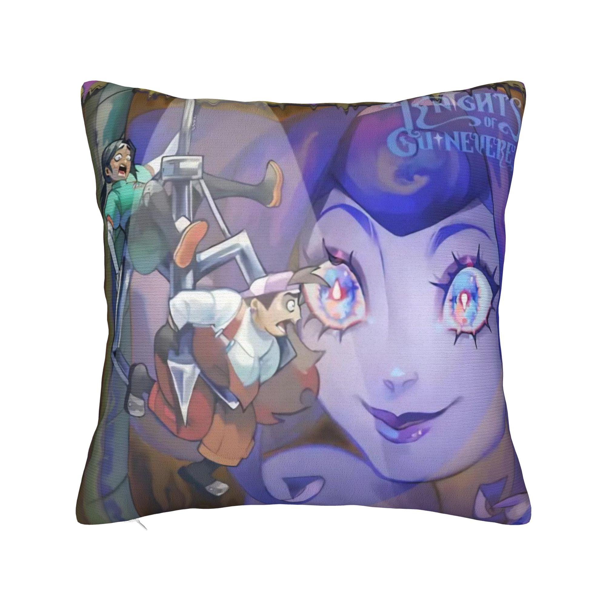 Decorative Pillowcase K-Knights Of Guinevere Merchandise Bedroom Throw Pillow Case Cover Zipper Multi Size 30×30cm
