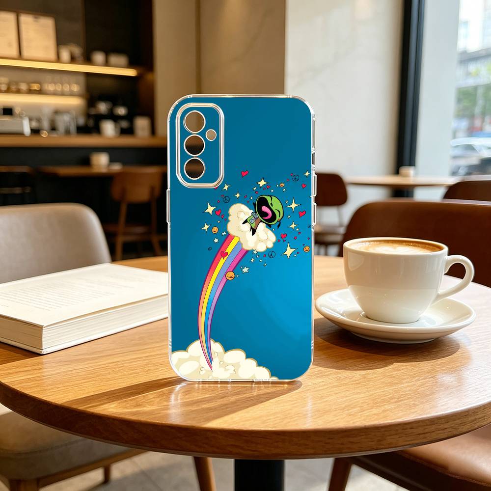 Cartoon I-Invader Z-Zim Gift  Phone Case Transparent Silicone Soft For SamsungA10,12,20,21S,30,31,40,50,51,52,70,71 Samsung a40