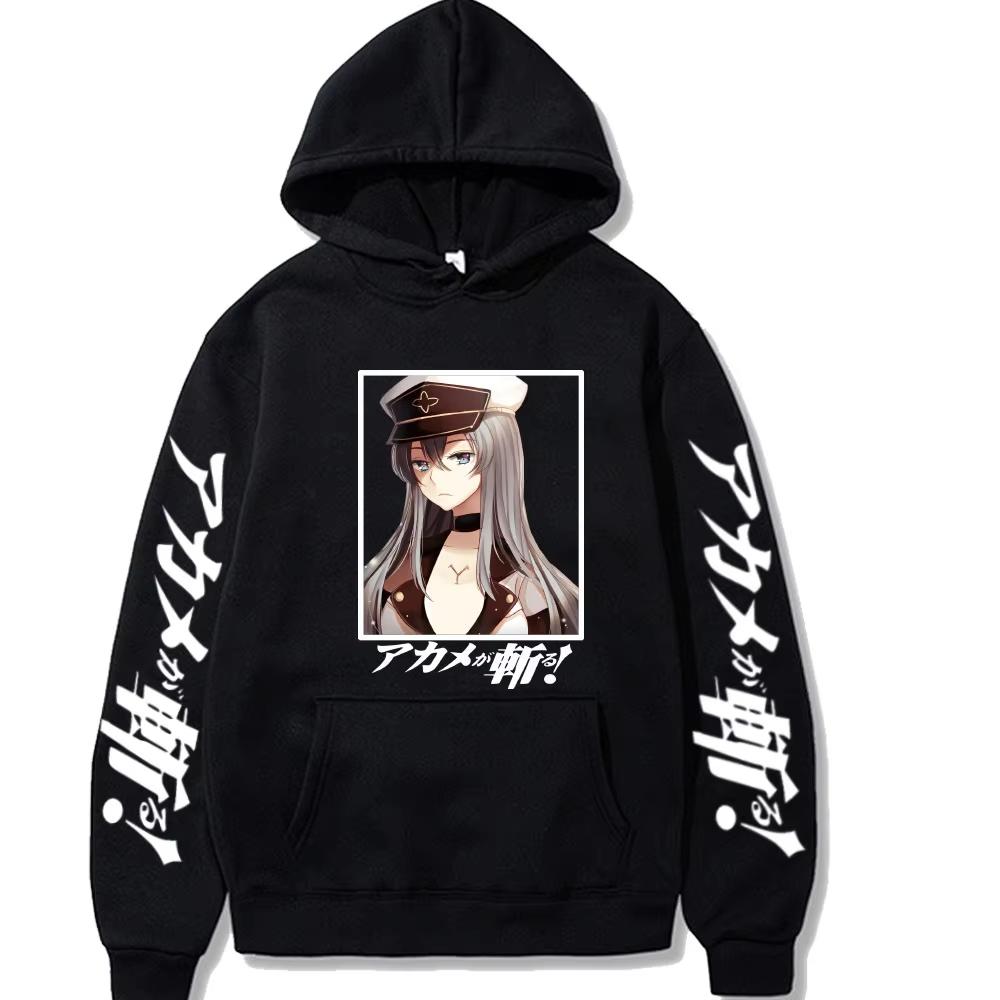 Akame Ga Kill Hoodie Unisex Women Graphic Printed Long Sleeve Oversized Sweatshirt Retro 2026 Summer Casual Hot Sale