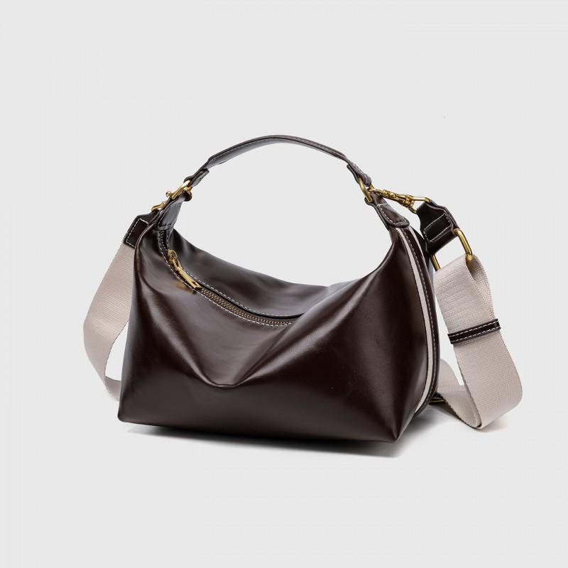 

ZR Similar Cross-border Retro Texture Fashionable Women s Bag New Side Stripe Belt Decoration Casual One-shoulder Portable Cross-body
