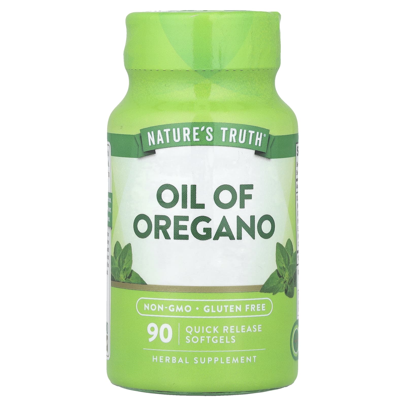 

Nature S Truth, Oil of Oregano, Rapid Release Softgels, 90 Softgels (1,500Mg per Softgel)