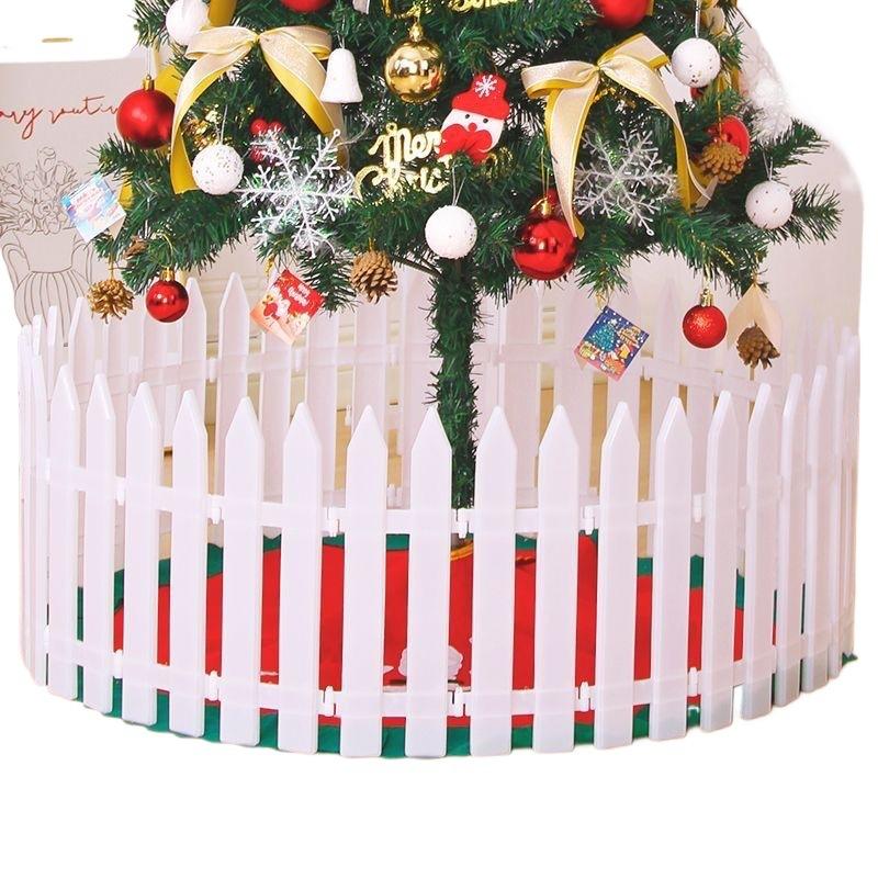 Off-whitehollow Fence Tree Guardrail Scene ArrangementProps